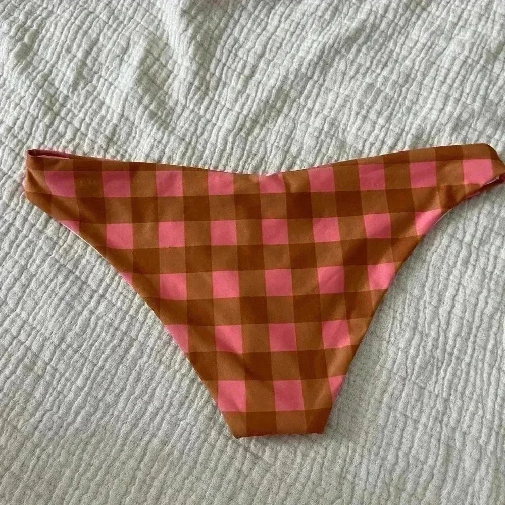 LSPACE X SEAESTA SEASIDE‎ GINGHAM SANDY BOTTOM size M, XL